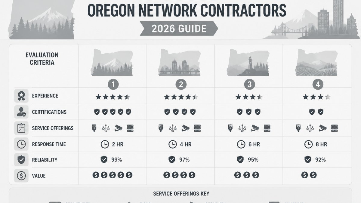 Hiring Reliable Oregon Network Contractors: 2026 Guide