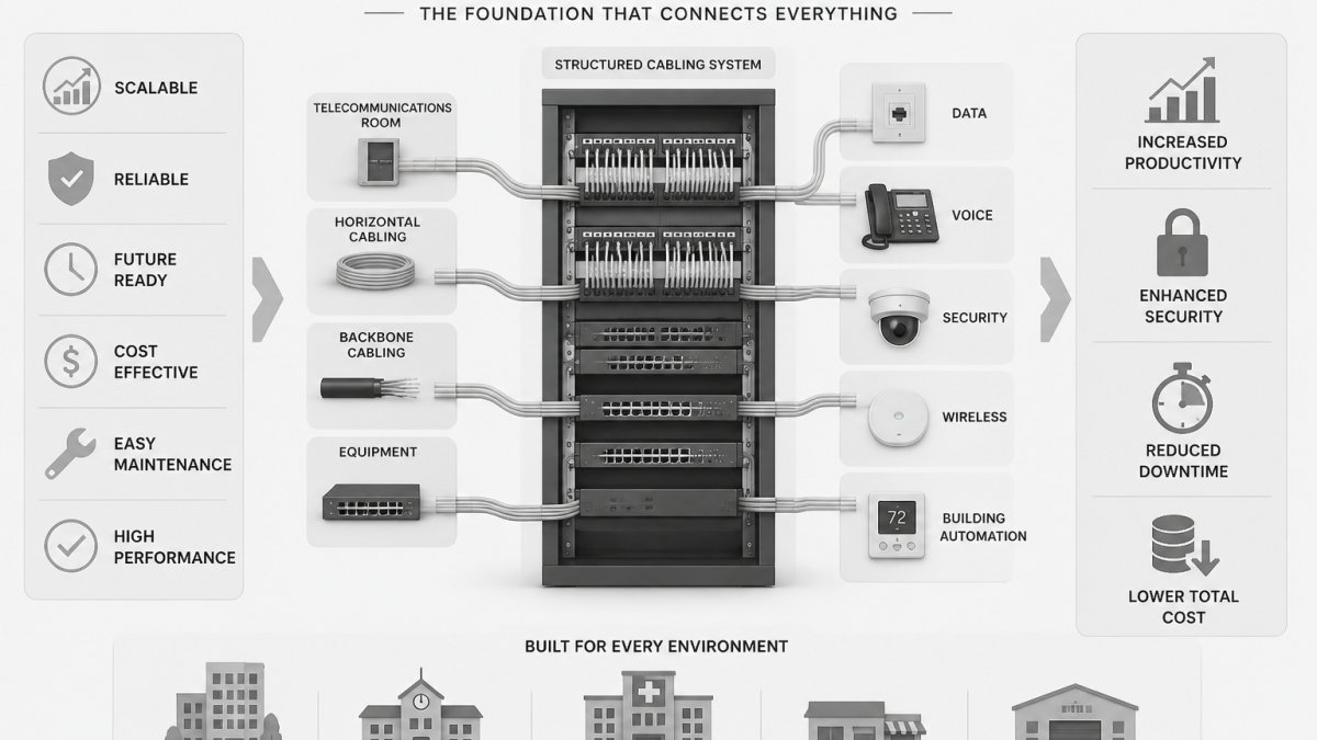 Structured Cabling Benefits for Oregon Businesses