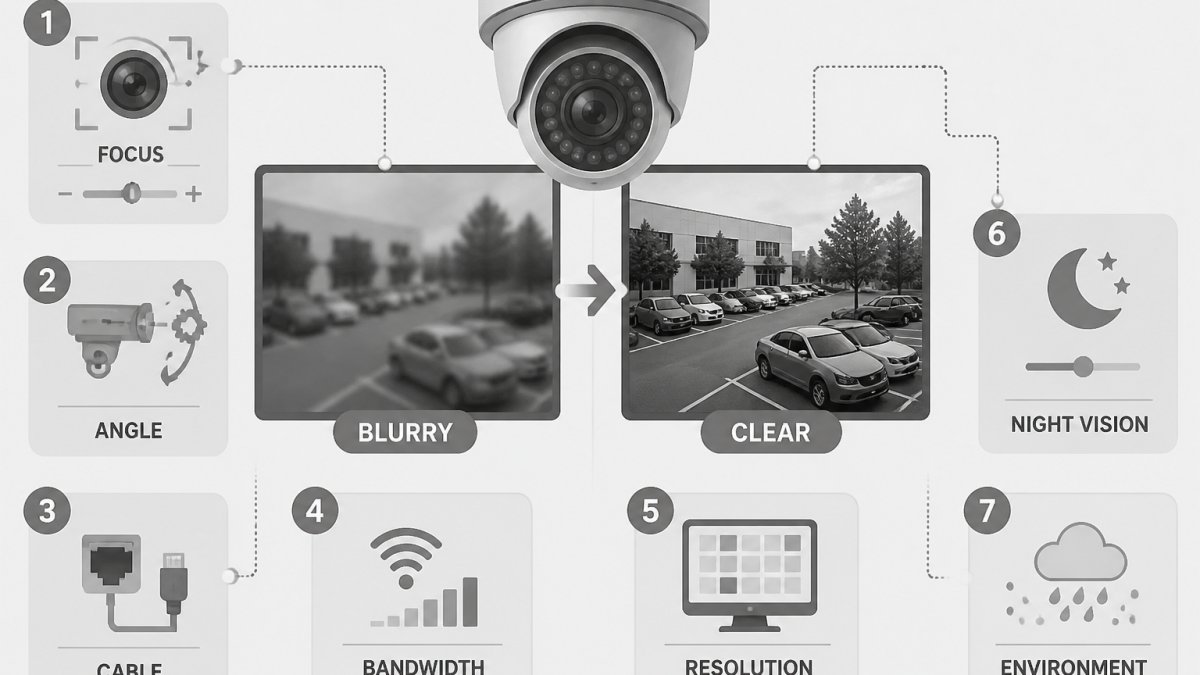 Why Your Security Cameras Are Blurry: 7 Fixes That Work